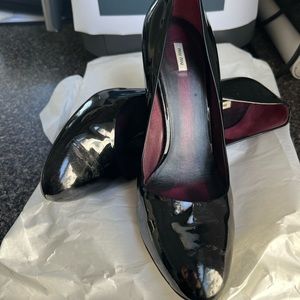 Miu Miu black patent leather heels 39.5